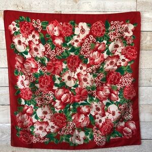 Vintage Sarah Coventry floral scarf